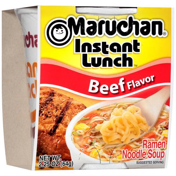 Instant Lunch Maruchan Logo - Maruchan Instant Lunch Beef Flavor Ramen Noodles. Hy Vee Aisles