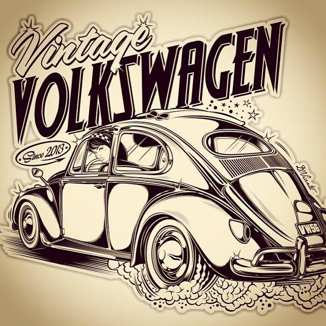 VW Bug Logo - Logo Vintage Volkswagen... #Padgram | VW Obsession