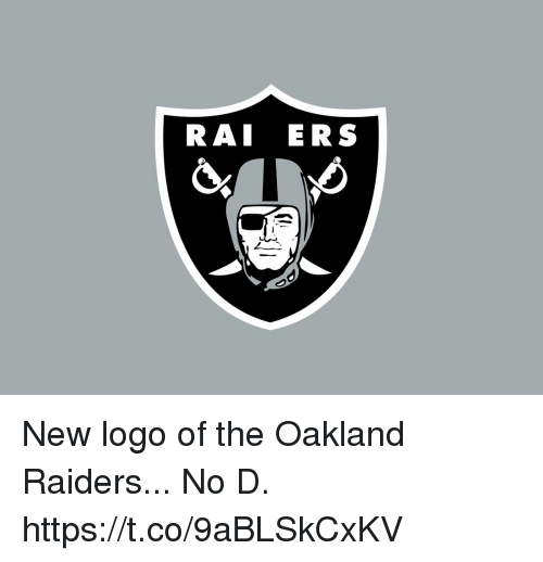 Raiders Logo - RAI ERS New Logo of the Oakland Raiders No D