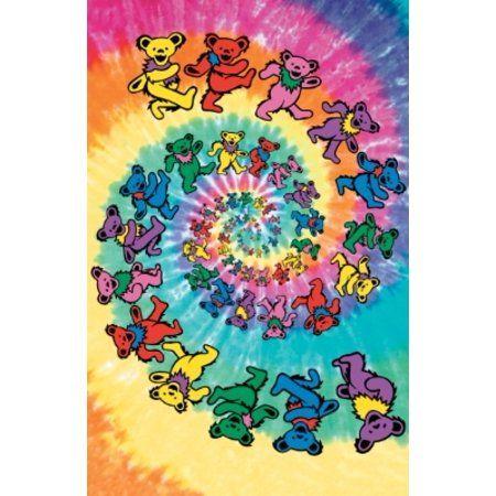 Grateful Dead Bear Logo - Grateful Dead-Bears Spiral Bears 40 x 60 Poster Poster Print ...
