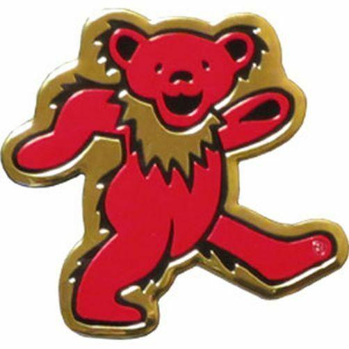 Grateful Dead Bear Logo - GRATEFUL DEAD - BEAR LOGO - METAL STICKER 3 x 3 - BRAND NEW - CAR ...