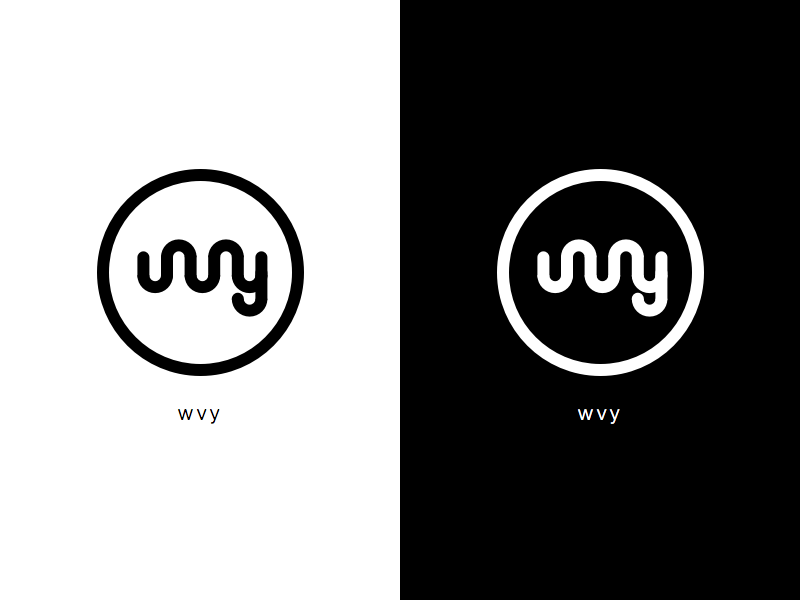 Wavy Logo - wvy (wavy) logo