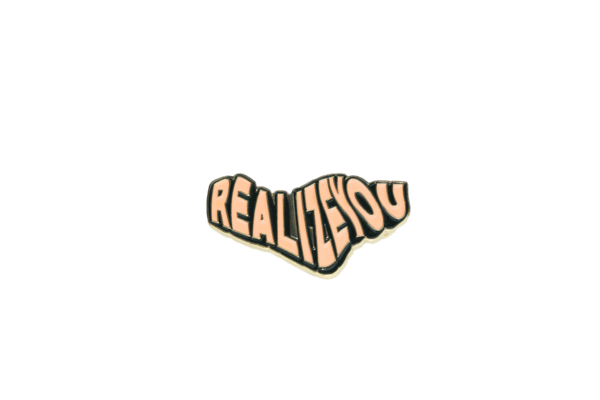 Wavy Logo - WAVY LOGO PEACH PIN – REALIZEYOU®