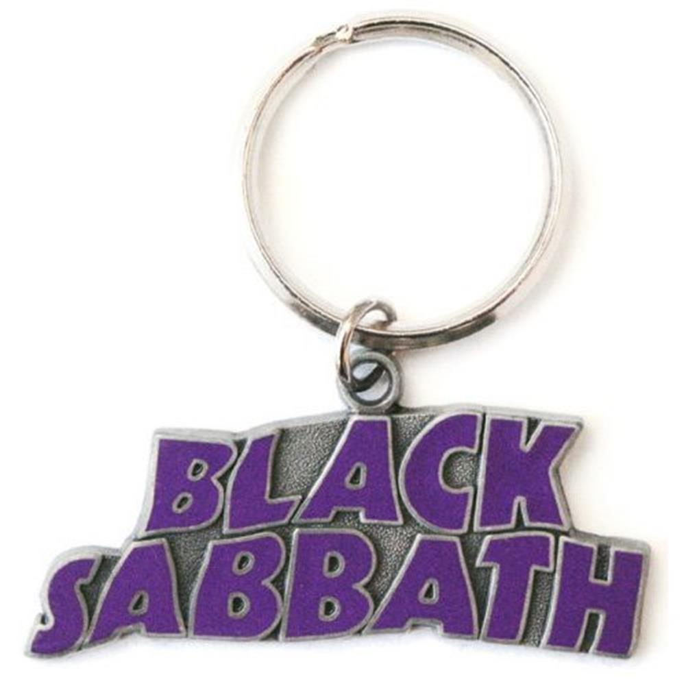 Wavy Logo - Black Sabbath Wavy Logo Keychain