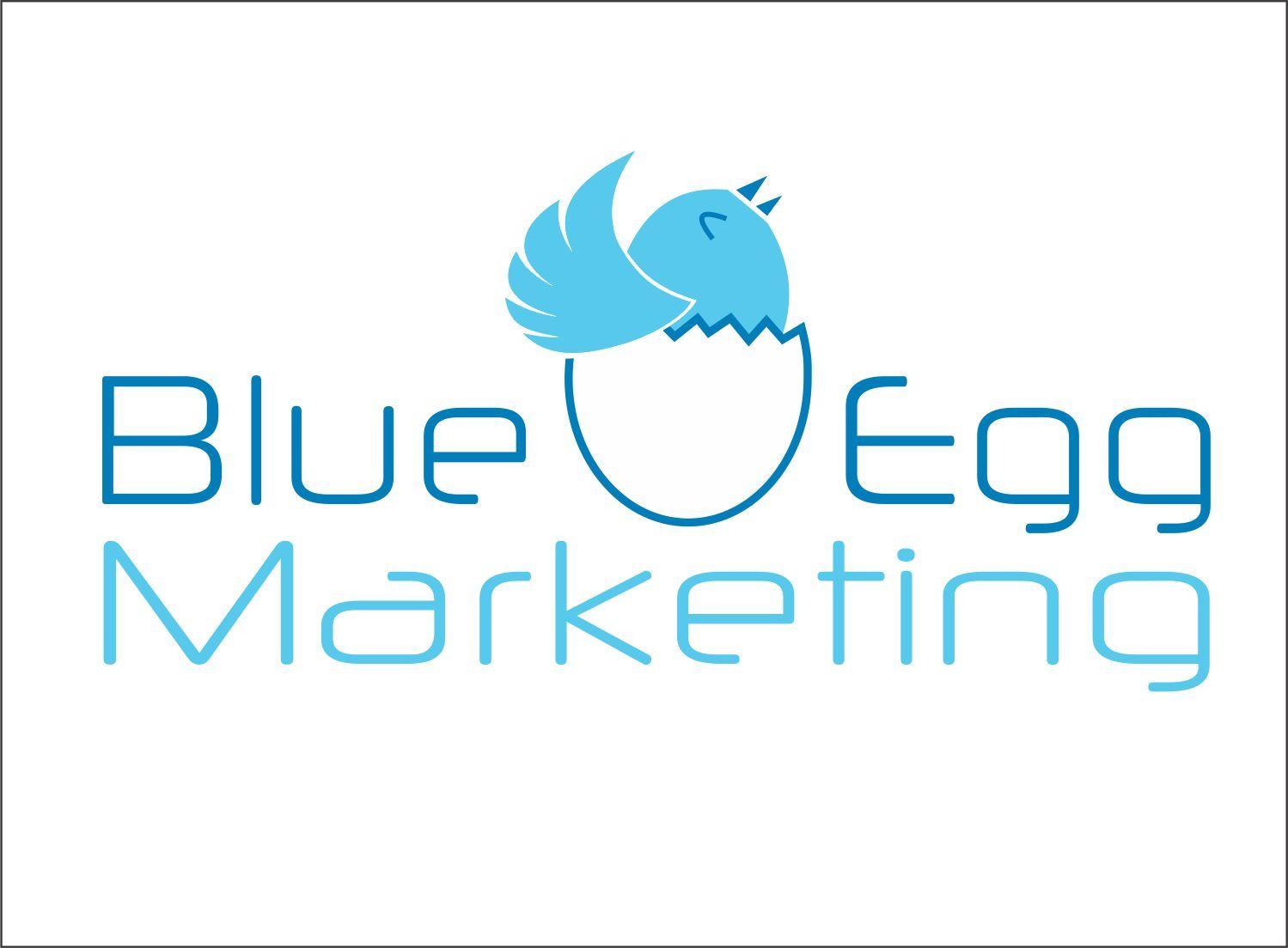 Blue Egg Logo - Bold, Modern, Marketing Logo Design for Blue Egg Marketing by dilsjc ...