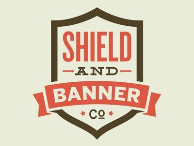 Banner Logo - Shield & Banner Co. by Jude Landry | Dribbble | Dribbble