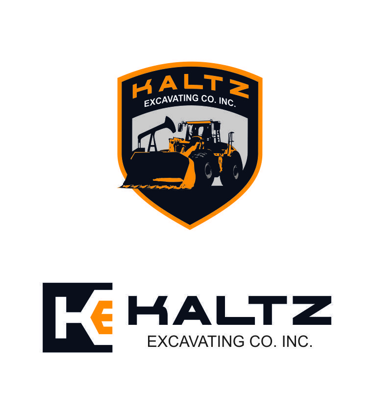 Excavating Company Logo - Bold, Serious, It Company Logo Design for Kaltz Excavating Co. Inc