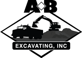 Excavating Company Logo - AB Excavating Inc - AB Excavating Inc