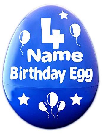 Blue Egg Logo - JJCkids Kids Birthday Surprise Giant Egg 14'' / 35.5cm High