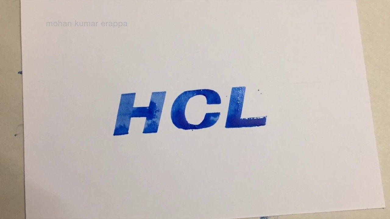 HCL Logo - HCL logo calligraphy - YouTube