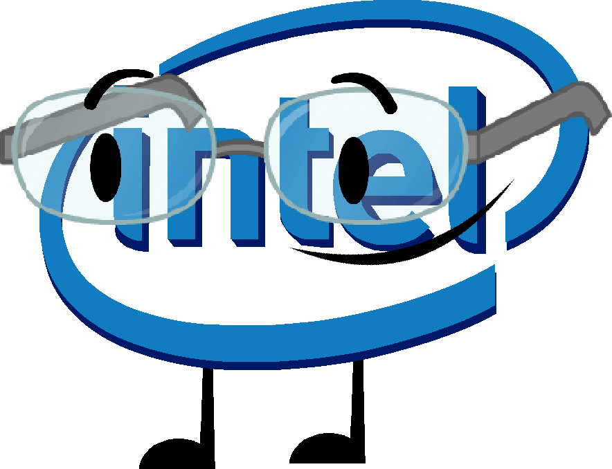 Powered by Intel Logo - Intel Logo | Object Shows Community | FANDOM powered by Wikia