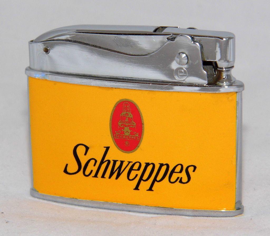 Vintage Schweppes Logo - Vintage Schweppes Cigarette Lighter By Penguin, Superlativ… | Flickr
