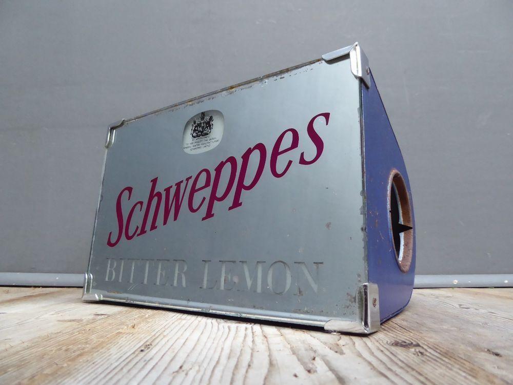 Vintage Schweppes Logo - Rare Antique Vintage Schweppes Light Box Advertising Sign Enamel ...