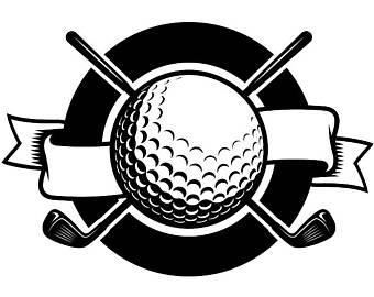Black and White Golf Logo - Sport car svg | Etsy
