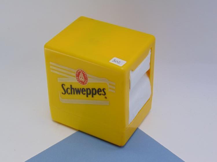Vintage Schweppes Logo - Vintage Schweppes Paper Napkin Dispenser