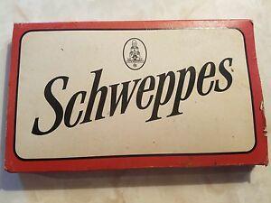 Vintage Schweppes Logo - Vintage Schweppes Cuttig Board And Knife Set SB 6