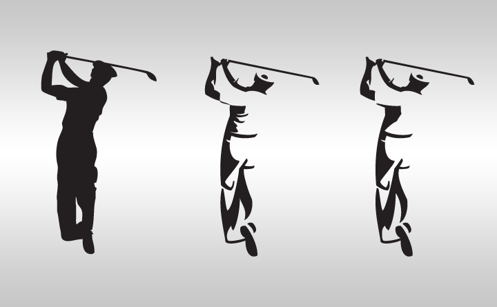 Black and White Golf Logo - Huebris » Layne Savoie Golf Logo Design