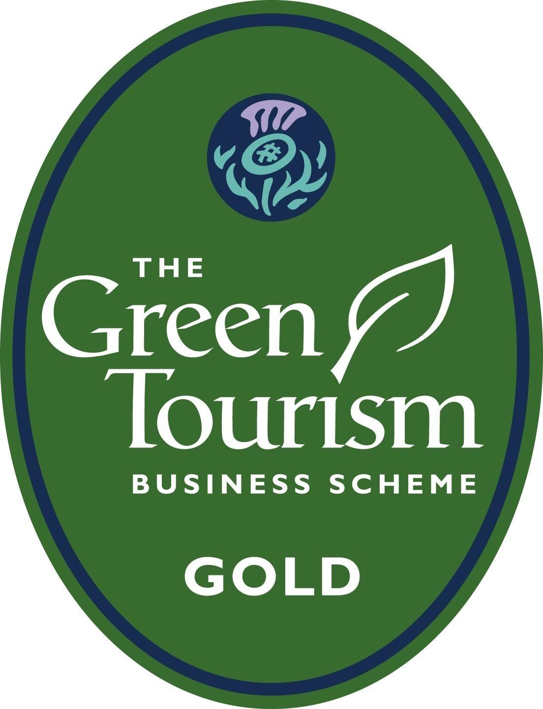 Green and Gold Logo - Green Tourism Gold Logo