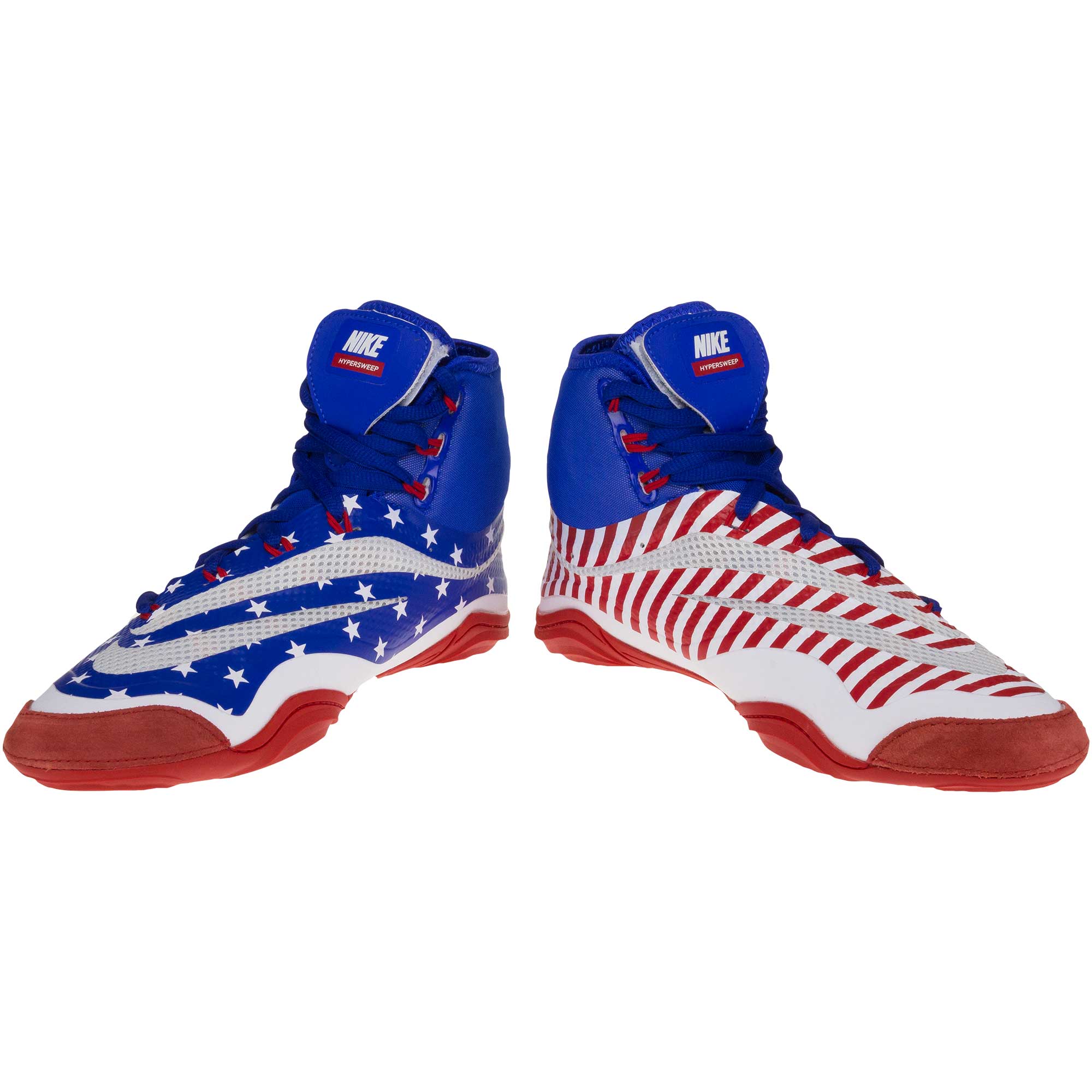 Red and Blue Wrestling Logo - Nike Hypersweep Shoes