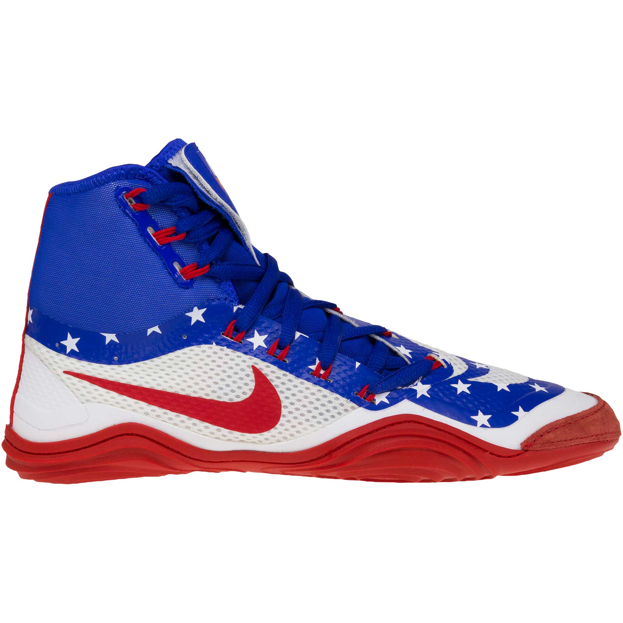 Red and Blue Wrestling Logo - Nike Hypersweep Shoes | WrestlingMart | Free Shipping