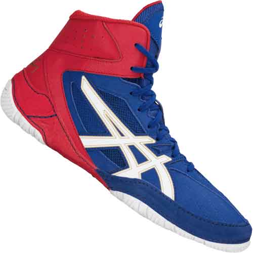 Red and Blue Wrestling Logo - Asics Cael 8 Wrestling Shoes
