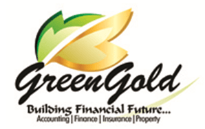 Green and Gold Logo - Accountant & Gold Accounting