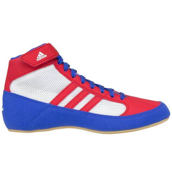 Red and Blue Wrestling Logo - Adidas HVC 2 Adult Shoes | WrestlingMart | Free Shipping