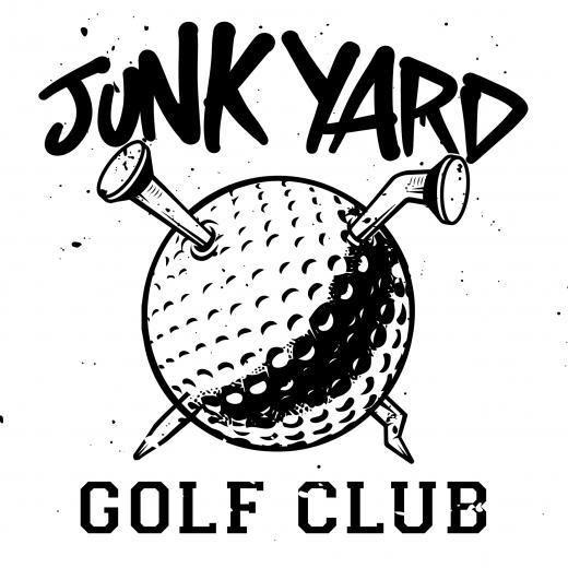 Black and White Golf Logo - Junkyard Golf Club | Westgate Oxford