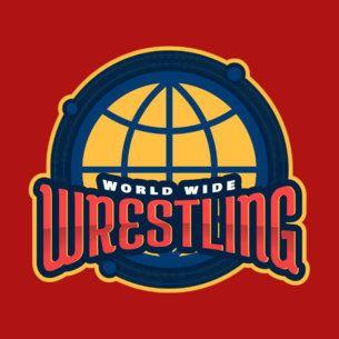 Red and Blue Wrestling Logo - Placeit - World Wide Wrestling Logo Creator