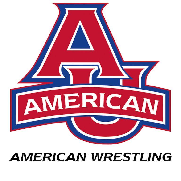 Red and Blue Wrestling Logo - American University Alumni Association - Wrestling Ranking Match and ...