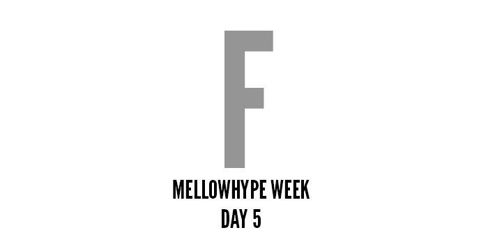 MellowHype Logo - F” by Mellowhype (Mellowhype Week Day 5) – Depict Clothing