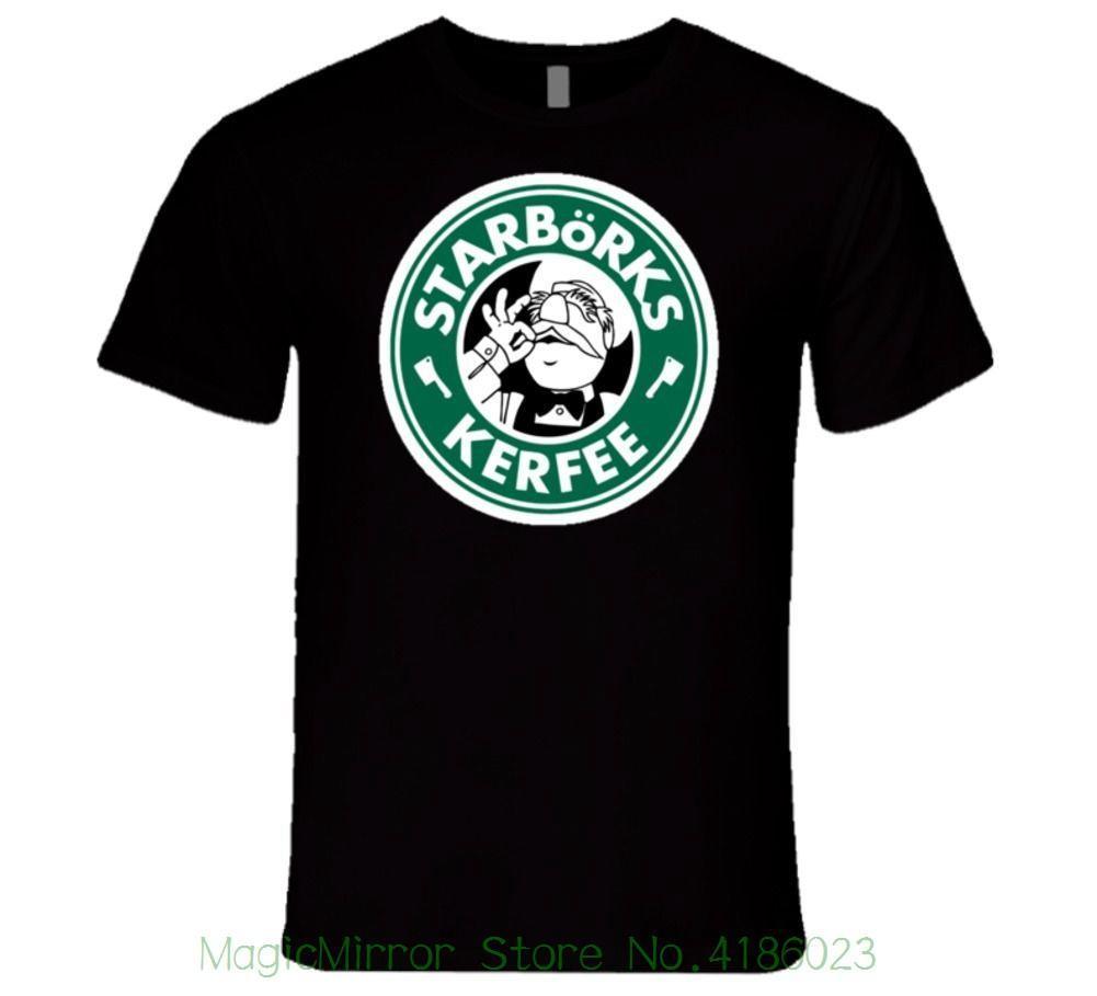 Cool Looking Logo - Starborks Kerfee, Swedish Chef, Logo T Shirt Round Neck Best