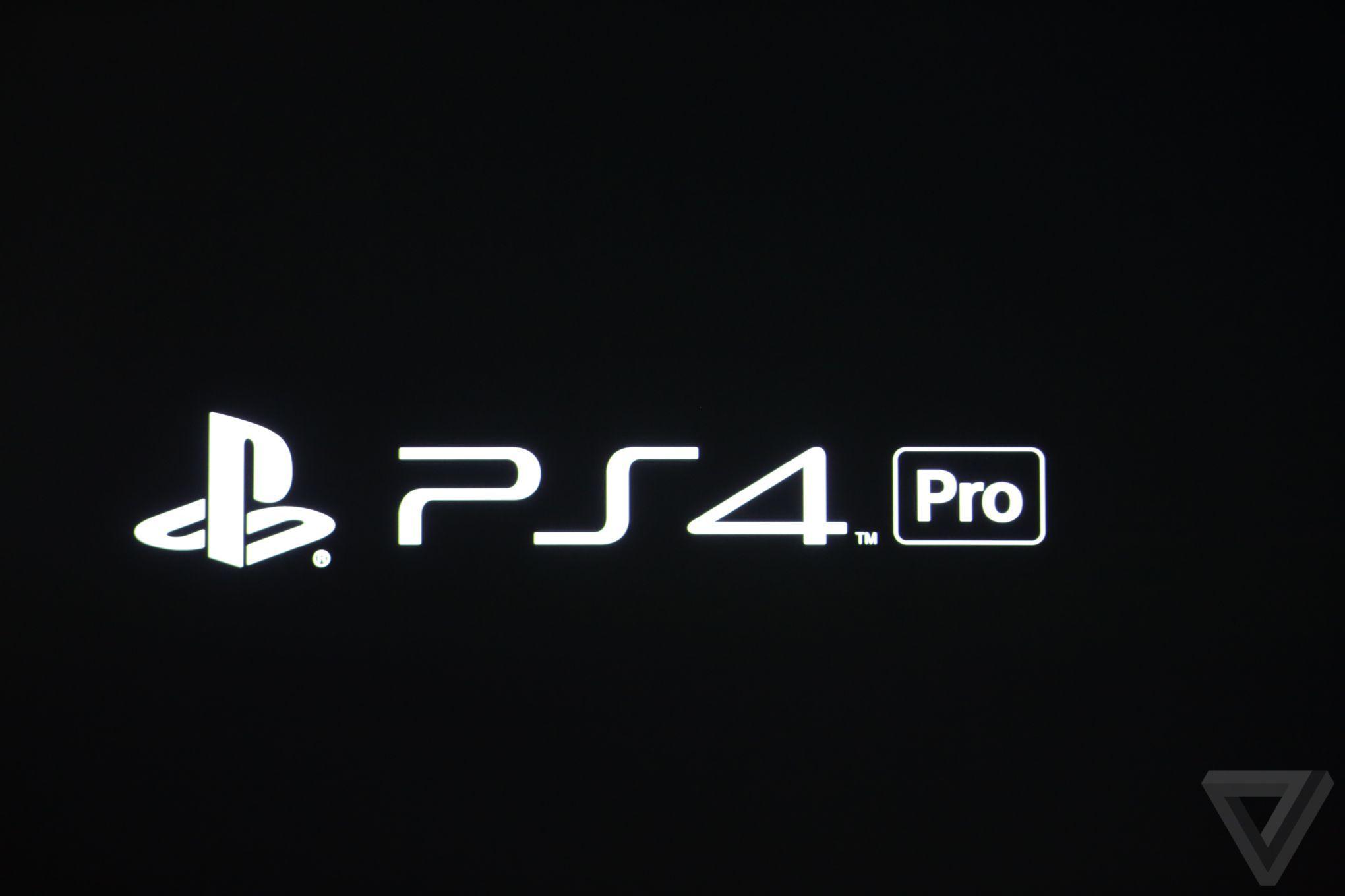 PS4 PlayStation 4 Logo - Sony announces PlayStation 4 Pro with 4K HDR gaming for $399 - The Verge