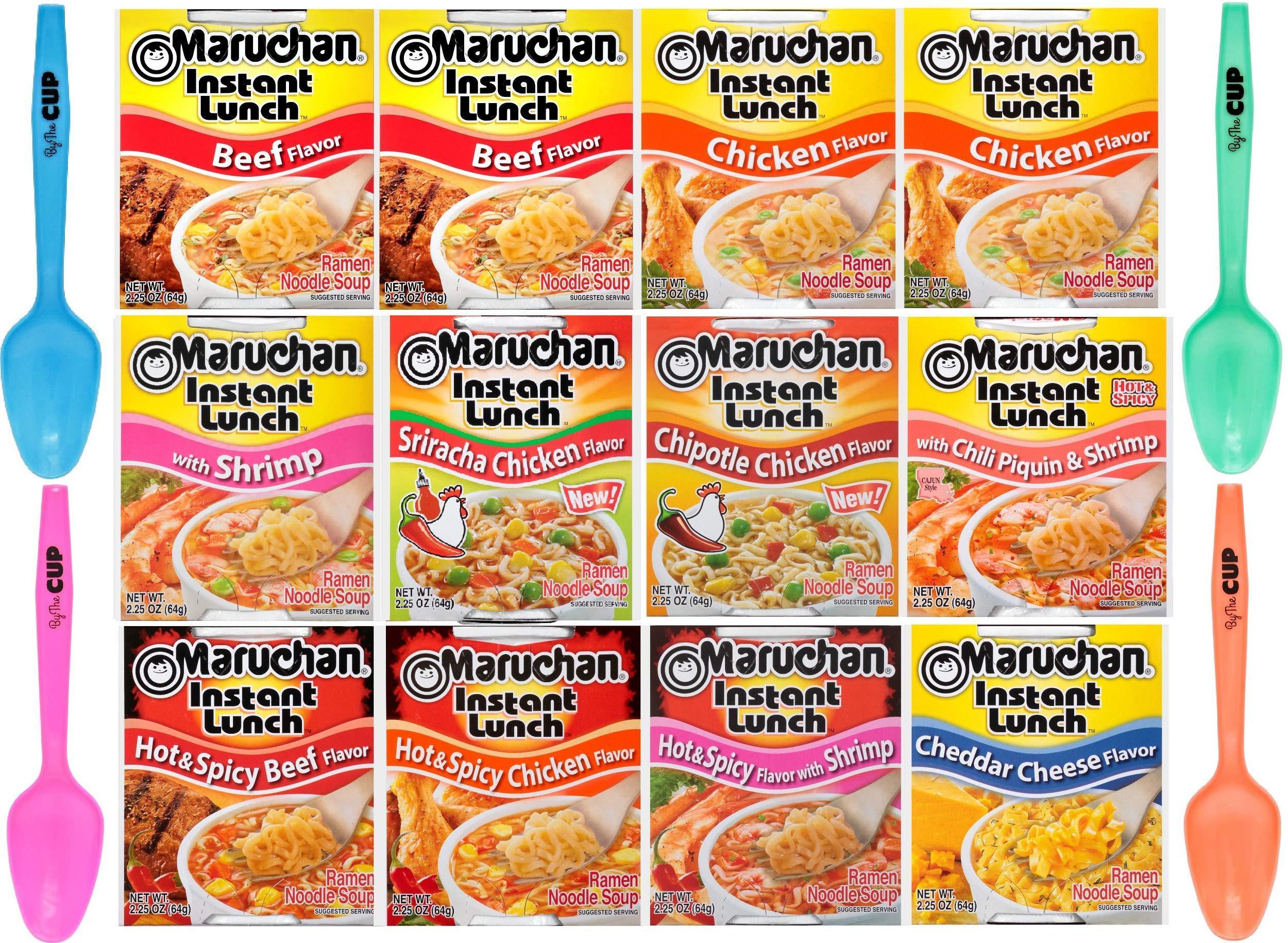 Instant Lunch Maruchan Logo - Amazon.com : Maruchan Ramen Instant Lunch flavor Variety 12