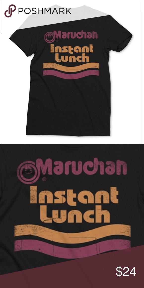 Instant Lunch Maruchan Logo - Maruchan Instant Lunch Graphic-Print T-Shirt Instant noodles inspire ...