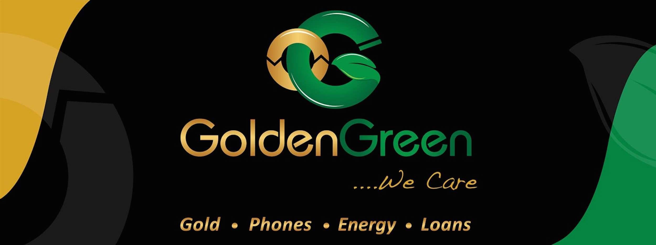 Green and Gold Logo - GoldenGreen