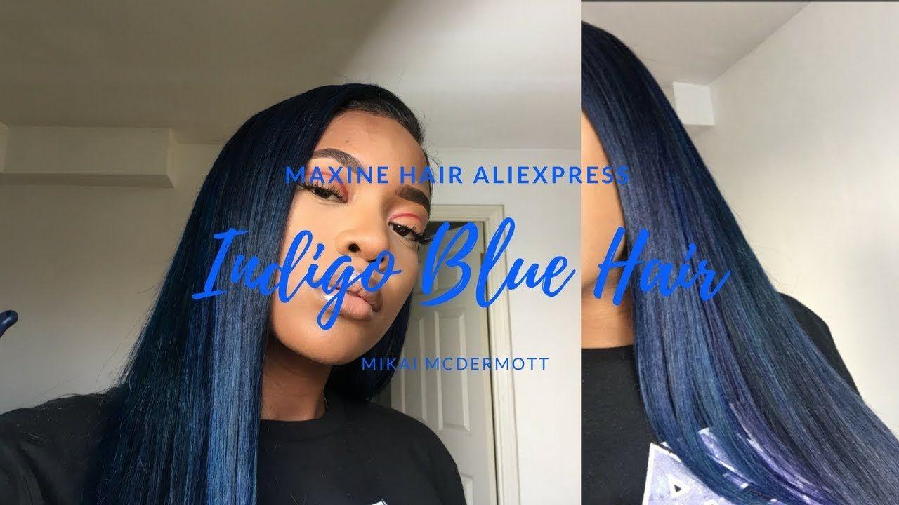 Indigo Blue and Black Logo - FAIL* Indigo Blue Hair Tutorial ft Maxine Hair Aliexpress Review ...