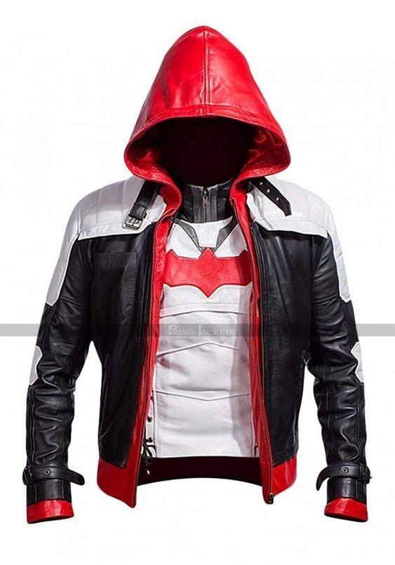 Man in Red Jacket Logo - Bat Logo Knight Red Hood Jacket with Vest | costume ideas | Red hood ...
