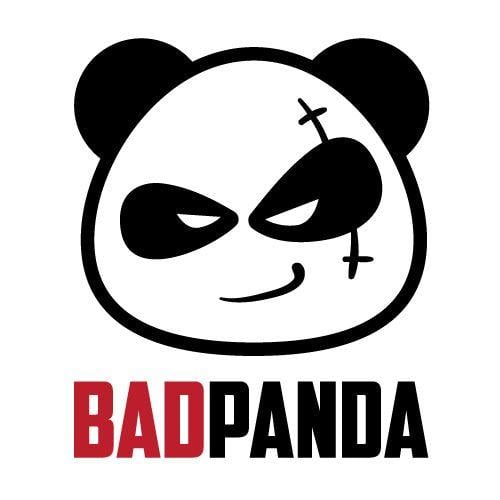 Cartoon Panda Logo - Bad Panda Logo T-Shirt. The original Bad Panda logo tee. | Bad Panda ...