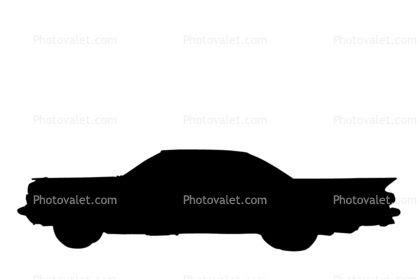 1960'S Vehicle Logo - Chevrolet Impala Silhouette, Chevy, 1960's, logo, automobile, shape ...