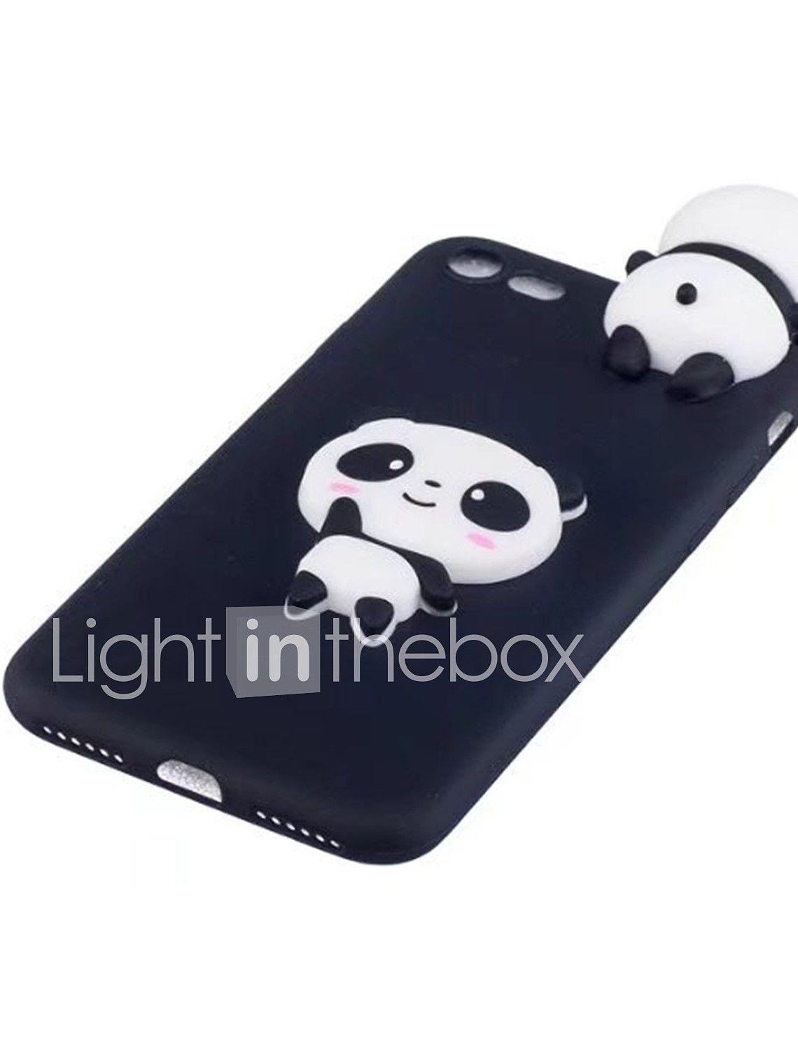 Cartoon Panda Logo - Case For Apple iPhone X Shockproof Back Cover 3D Cartoon / Panda ...