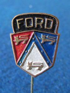 1960'S Vehicle Logo - Vintage Stick Pin Badge - Ford - Motor Car Company - 1960's - Crest ...