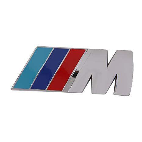 M Sports Logo - M SPORT 3D Metal Badge Emblem Logo Decal Sticker (Silver): Amazon.in