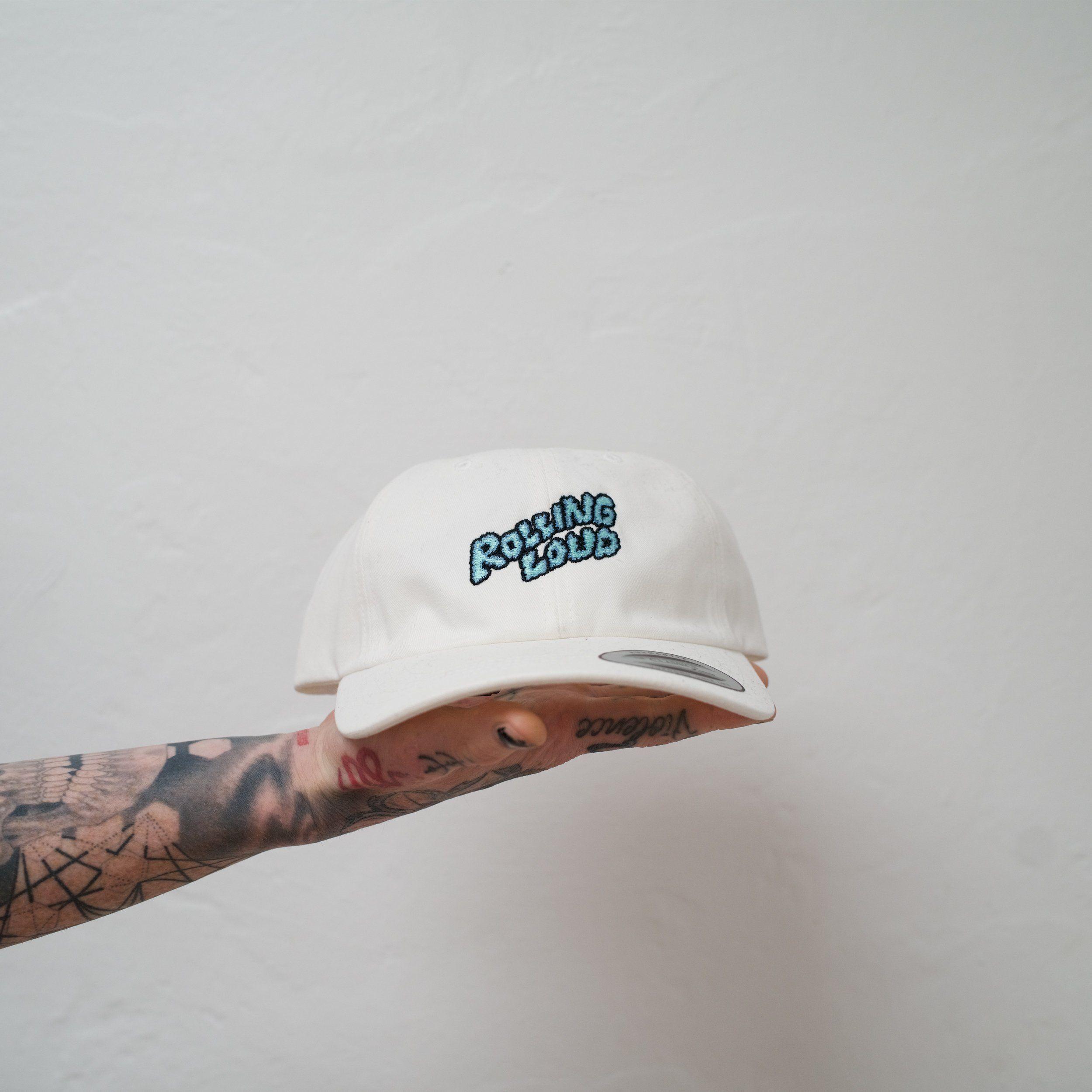 Puffy White Logo - Rolling Loud Miami White Dad Hat with Puffy Logo – Rolling Loud ...