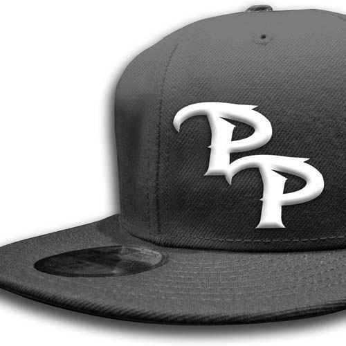 Puffy White Logo - Perfect Poise Hat - PP Offset Logo (PUFFY)