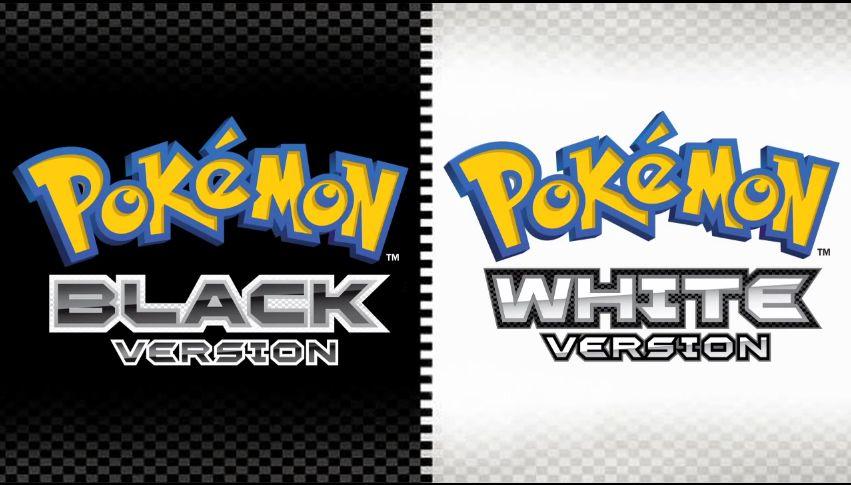 Pokemon Black and White Logo - Pokémon Black Version and Pokémon White Version Know Gamers