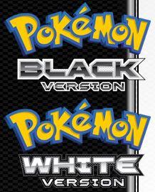 Pokemon Black and White Logo - Pokémon Black en White