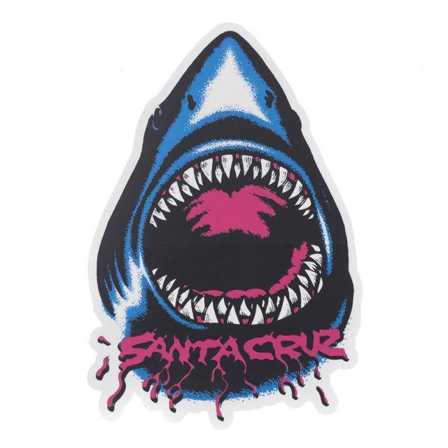 Shark Santa Cruz Logo - Santa Cruz Shark Stickers – Anchor Chief