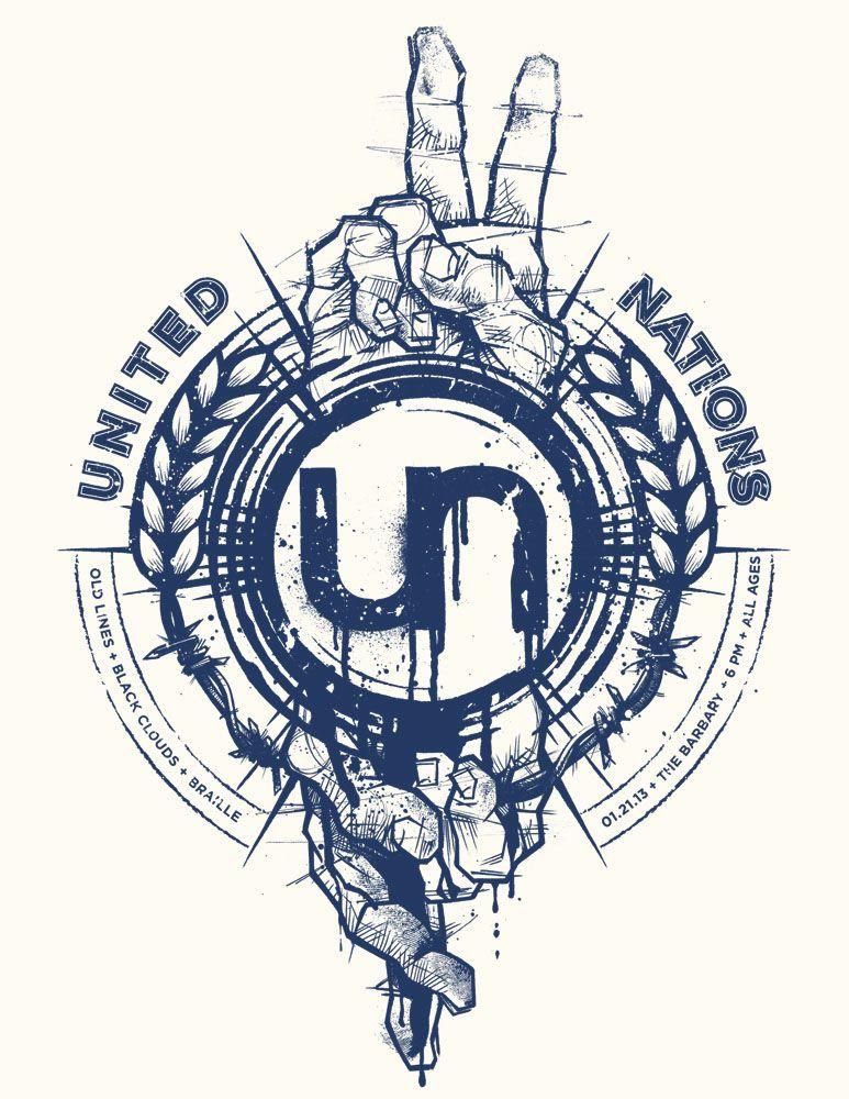 Old United Nations Logo - Mike Wohlberg 