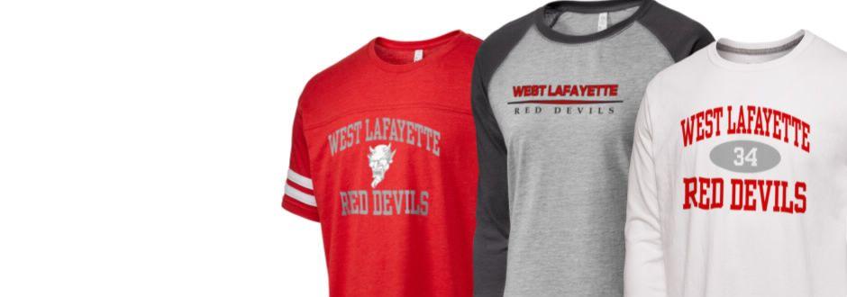 West Lafayette Swimmer Red Devil Logo - West Lafayette Junior High School Red Devils Apparel Store | West ...